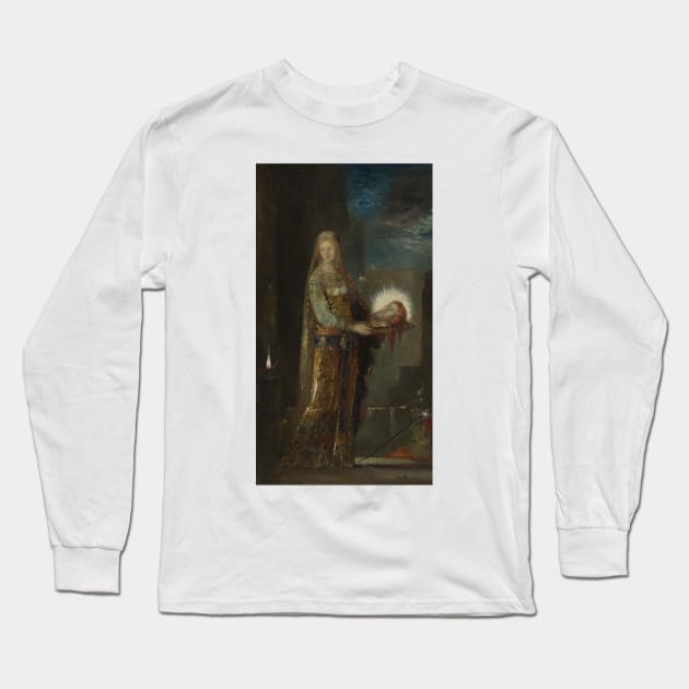 Salome with the Head of John the Baptist by Gustave Moreau Long Sleeve T-Shirt by Classic Art Stall